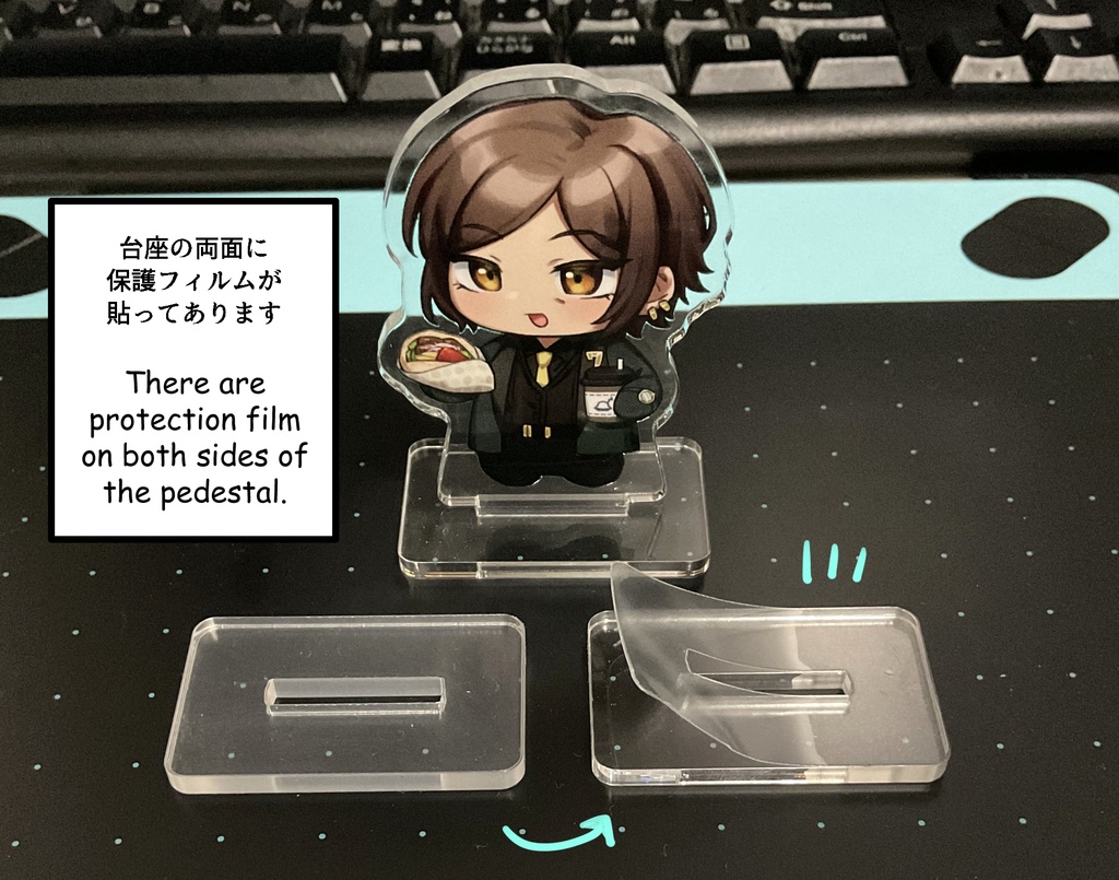 【FanMade】アクリルスタンド セブン協会/もぐもぐセブン