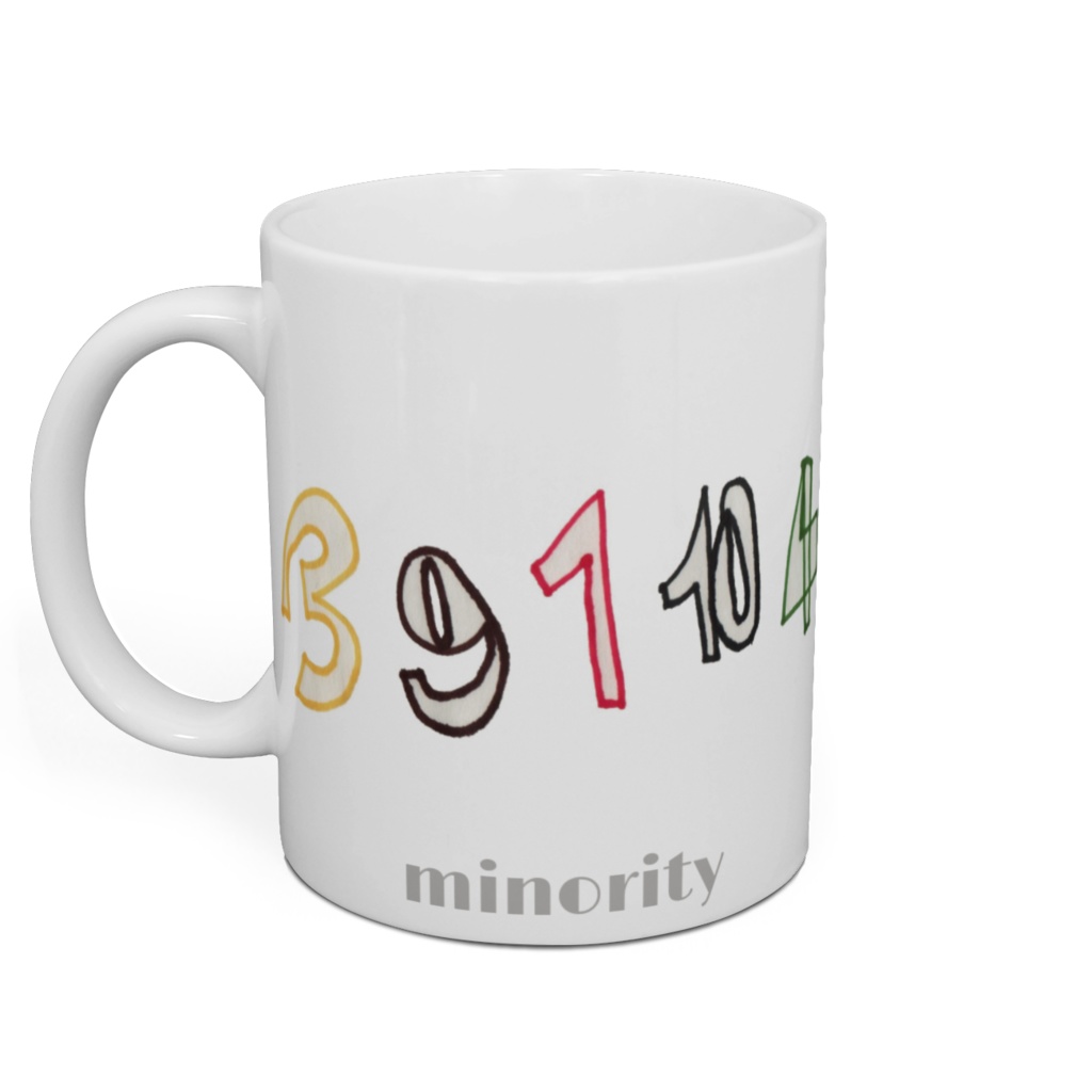 minority numbers カップ