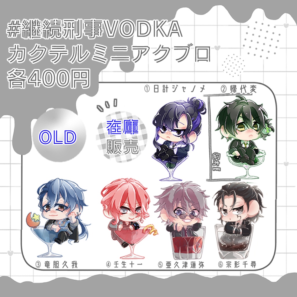 【非公式】継続刑事VODKA カクテルミニアクブロ