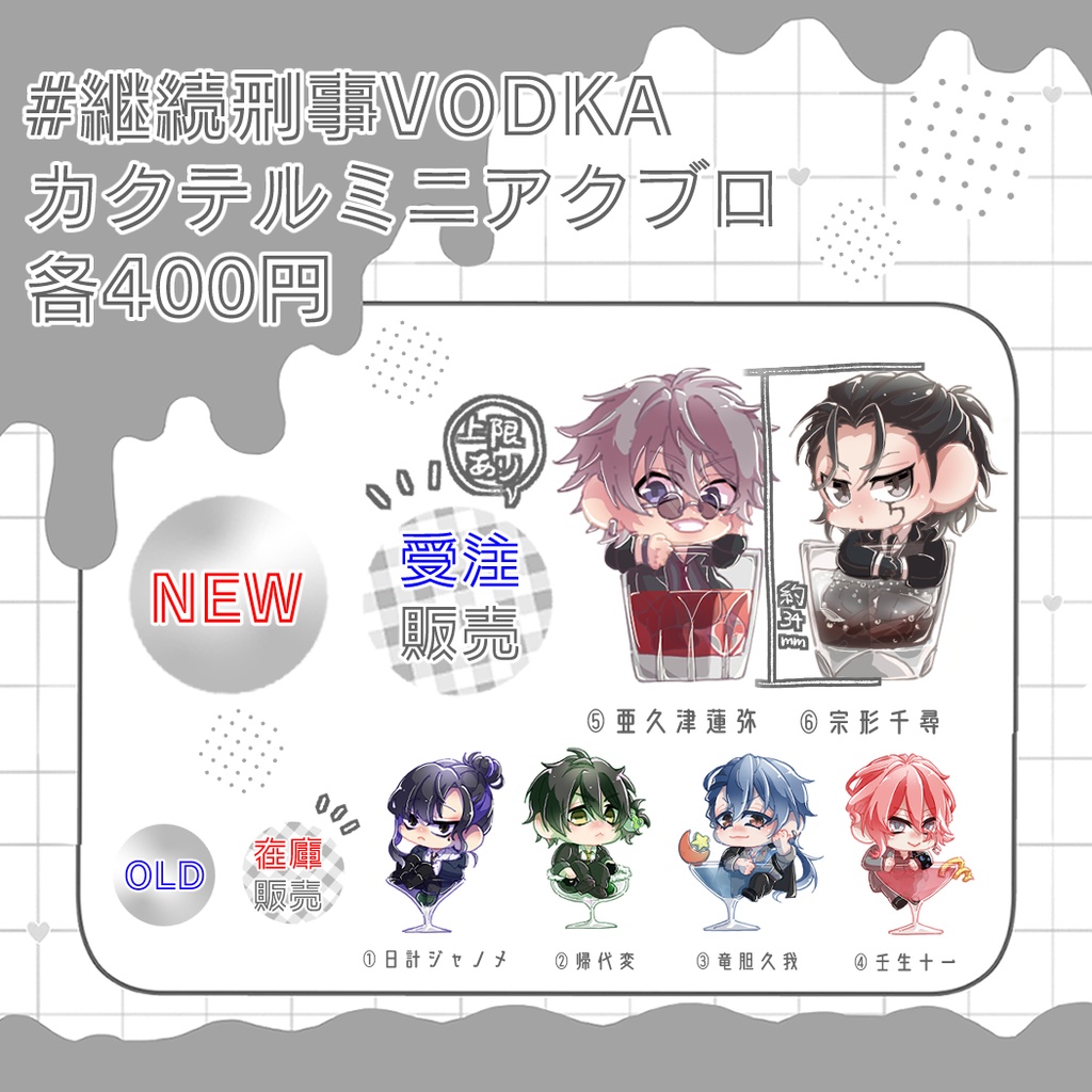 【非公式】継続刑事VODKA カクテルミニアクブロ