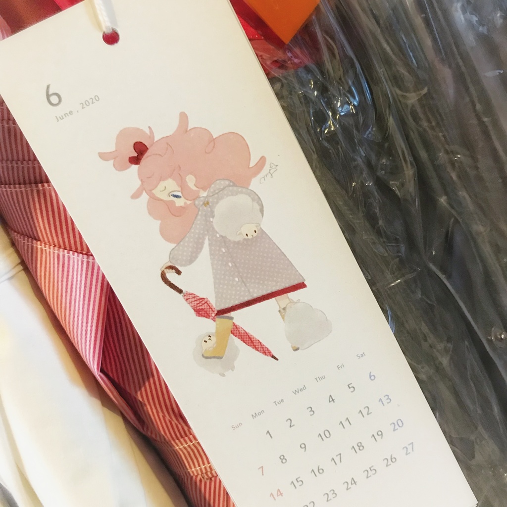 2020年カレンダー「Checkered」