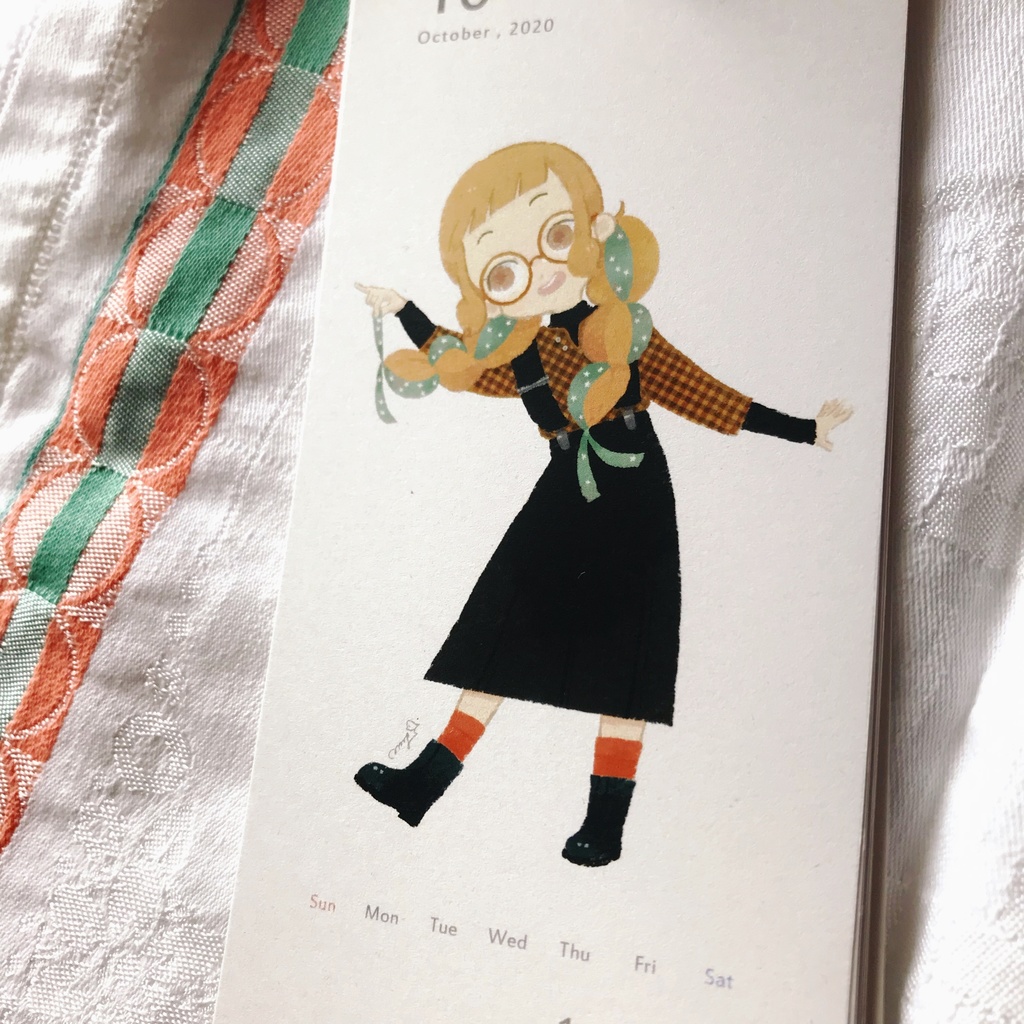 2020年カレンダー「Checkered」