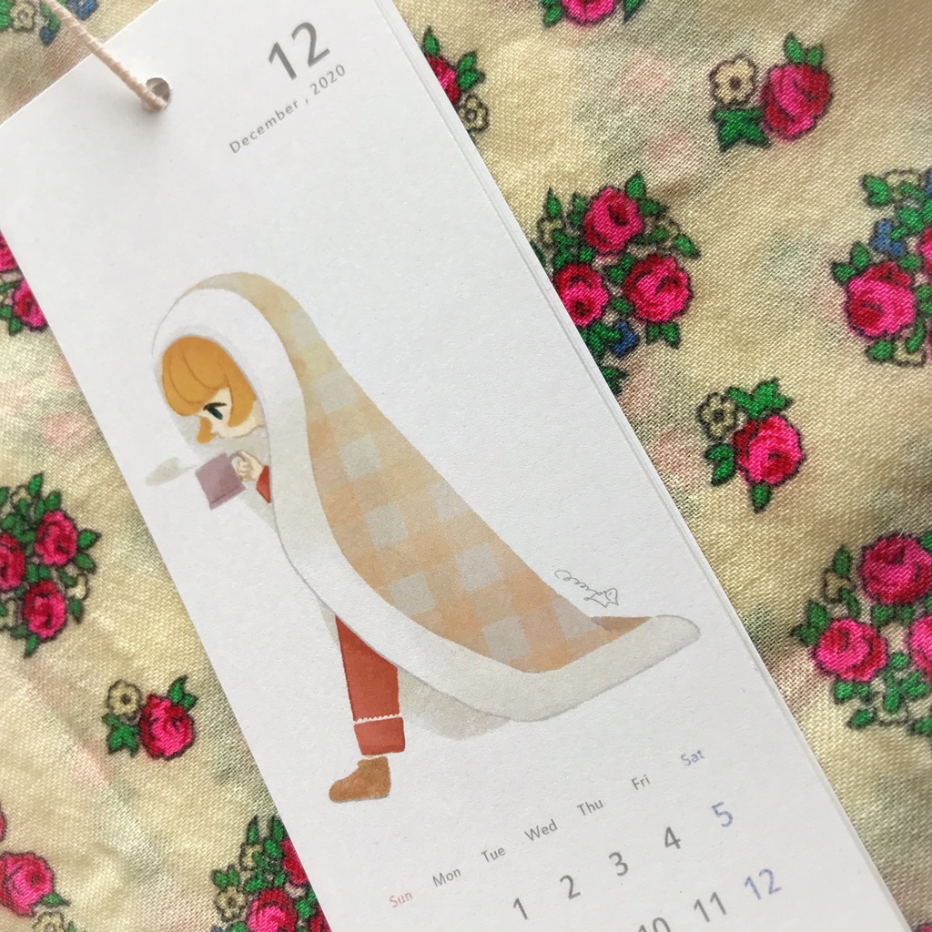 2020年カレンダー「Checkered」