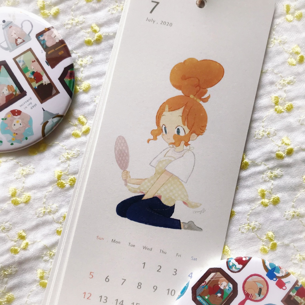 2020年カレンダー「Checkered」