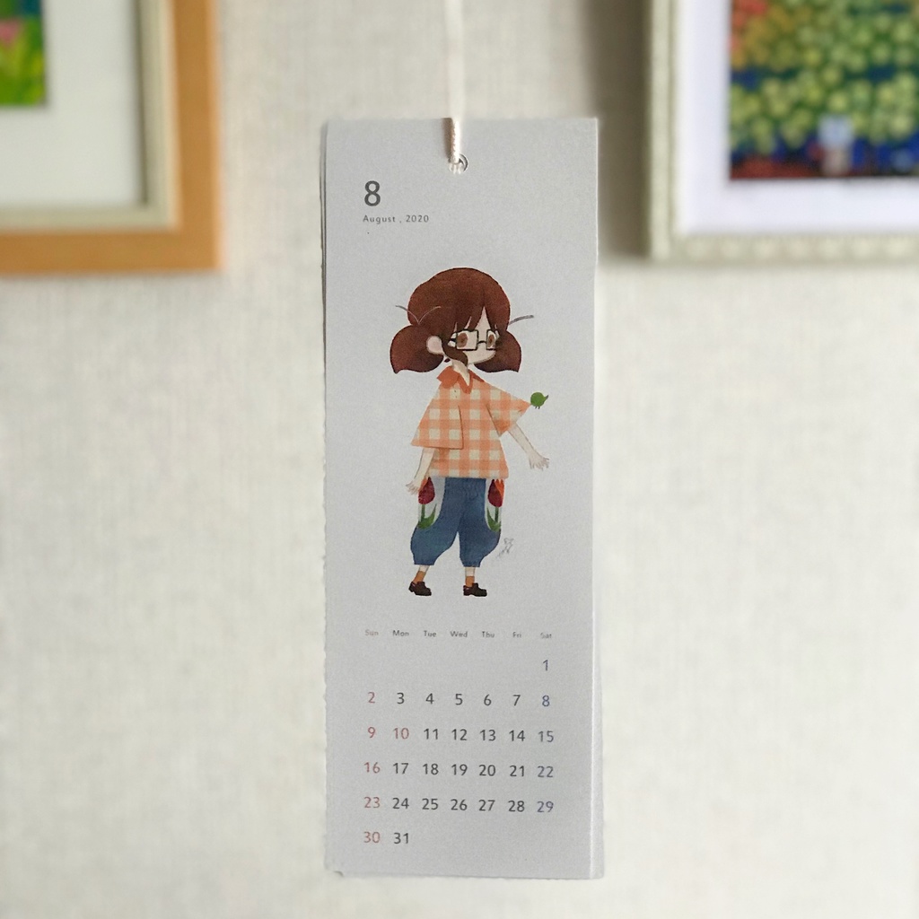 2020年カレンダー「Checkered」