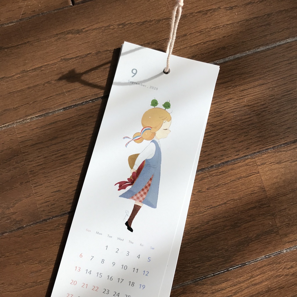 2020年カレンダー「Checkered」