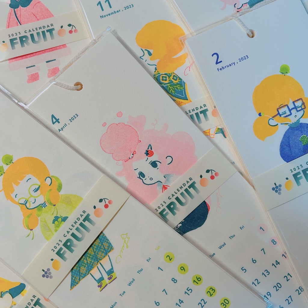 2023年カレンダー「FRUIT」