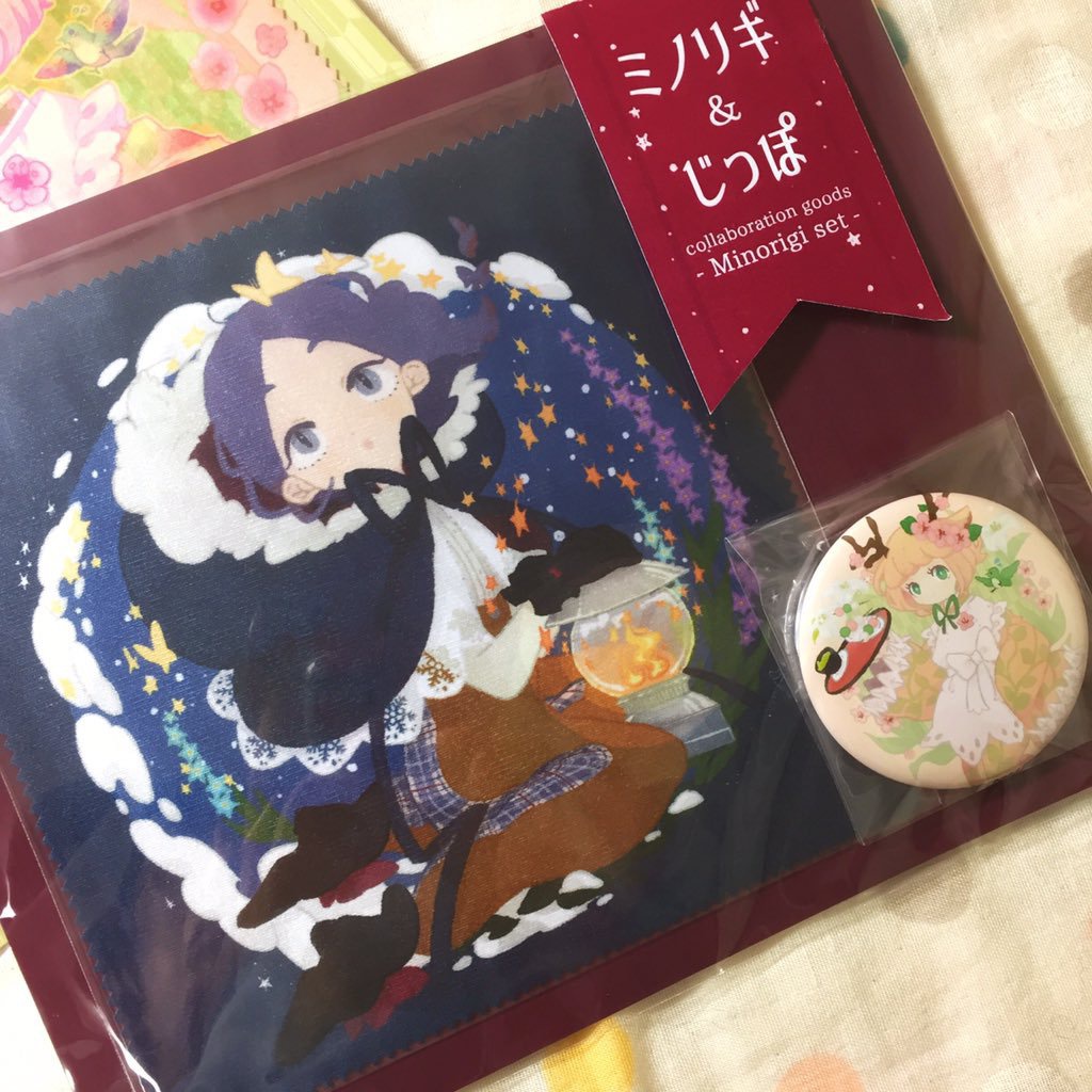 眼鏡拭き&缶バッジセット(コラボ作品)