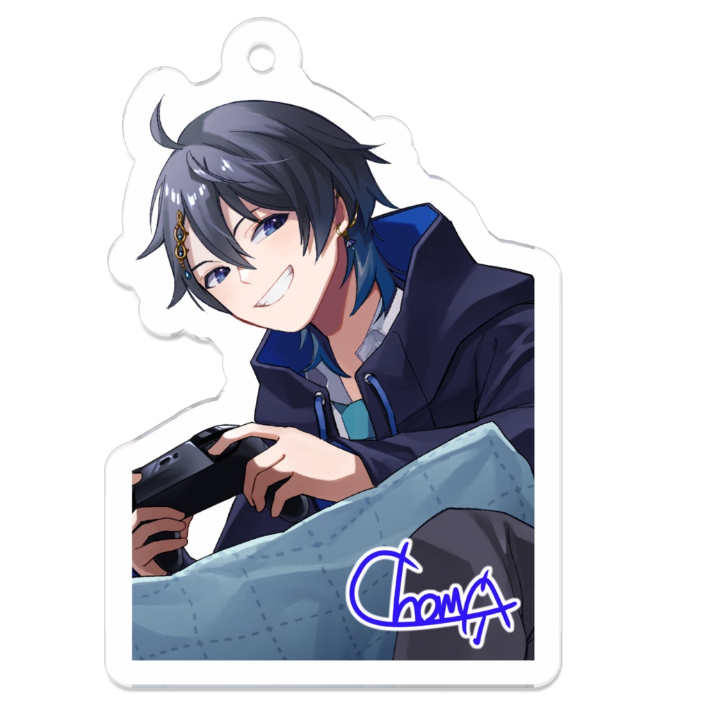 チェキイラストキーホルダー