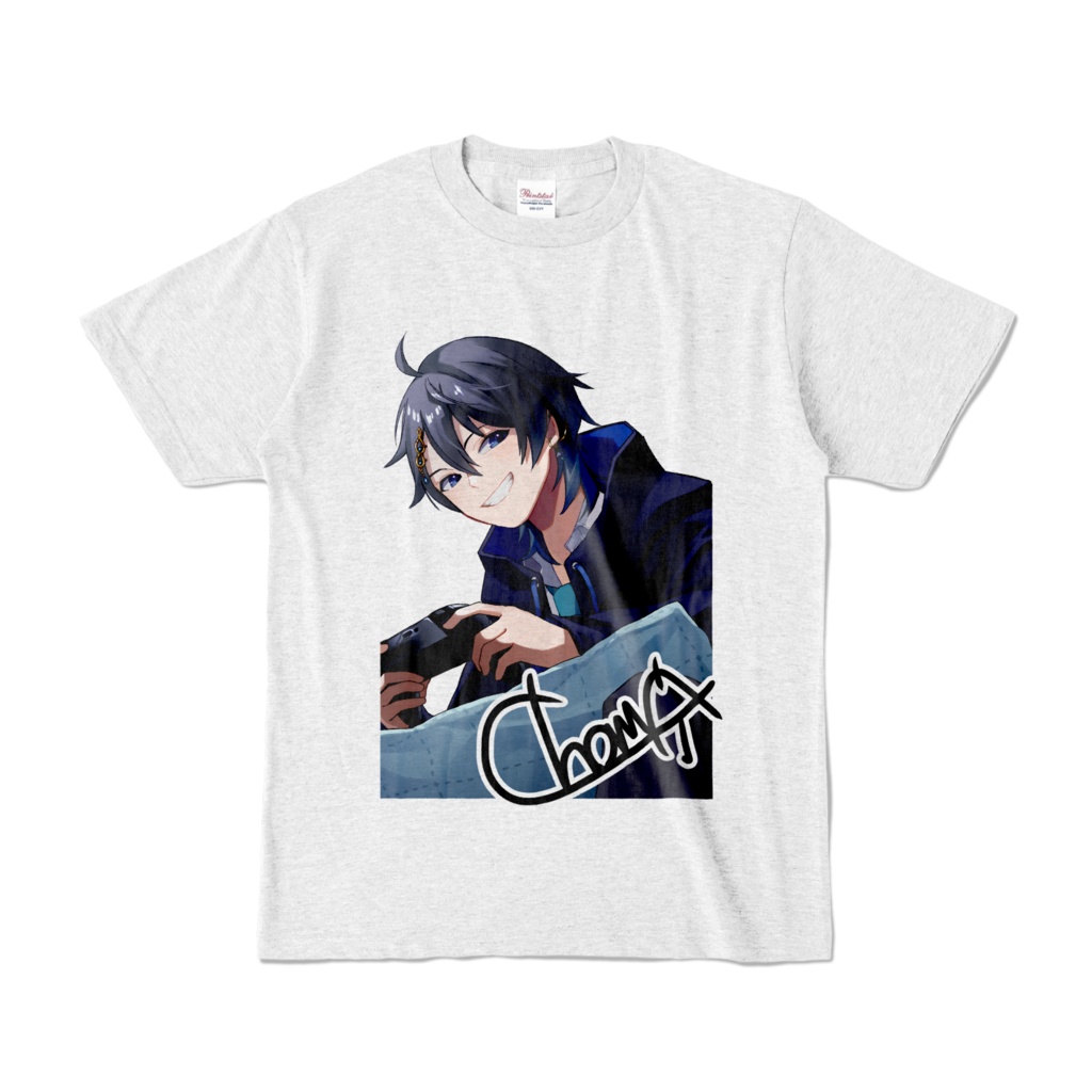 チェキイラストTシャツ(ホワイト)