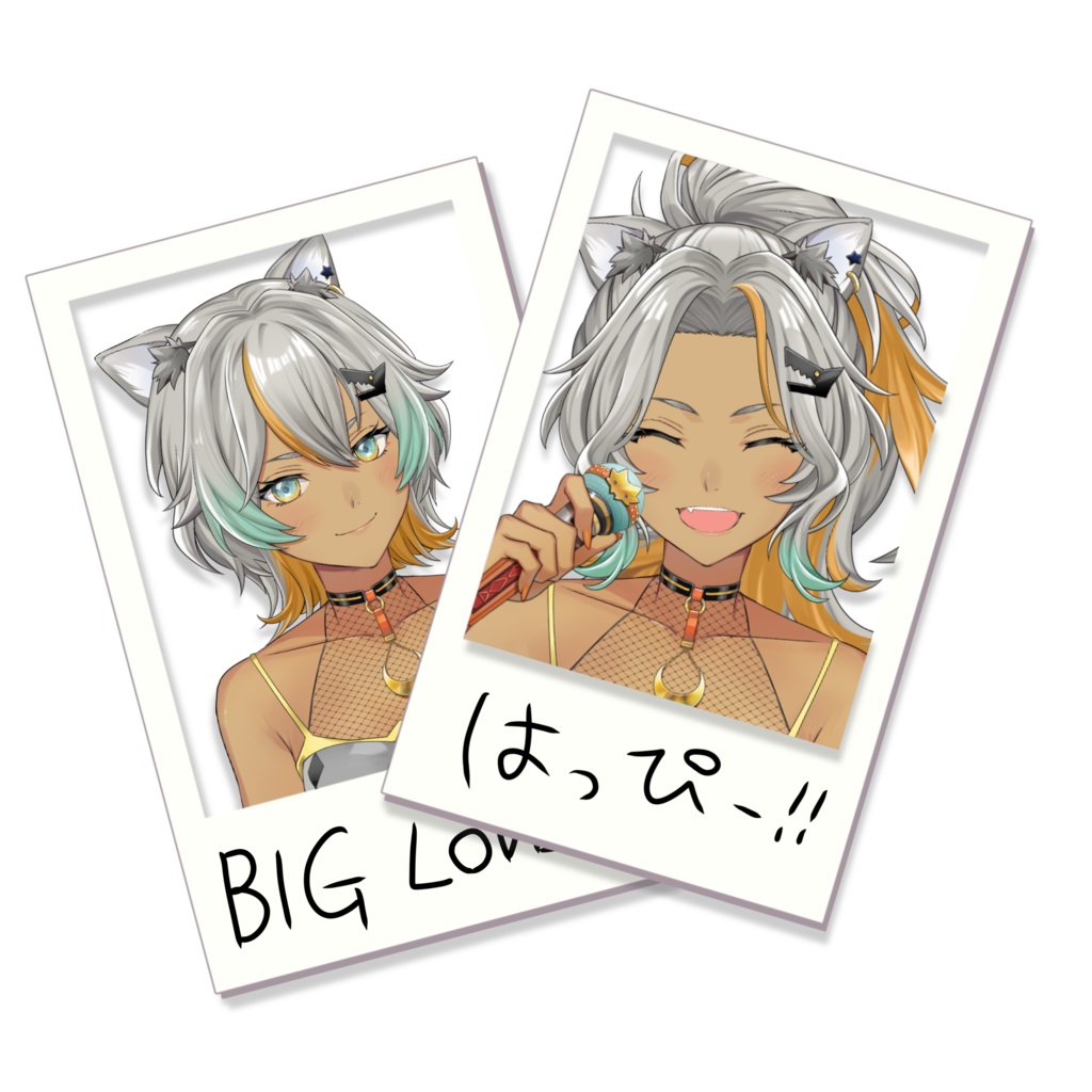【新髪型】直筆メッセージ入りチェキ【狼朗ハツキ】