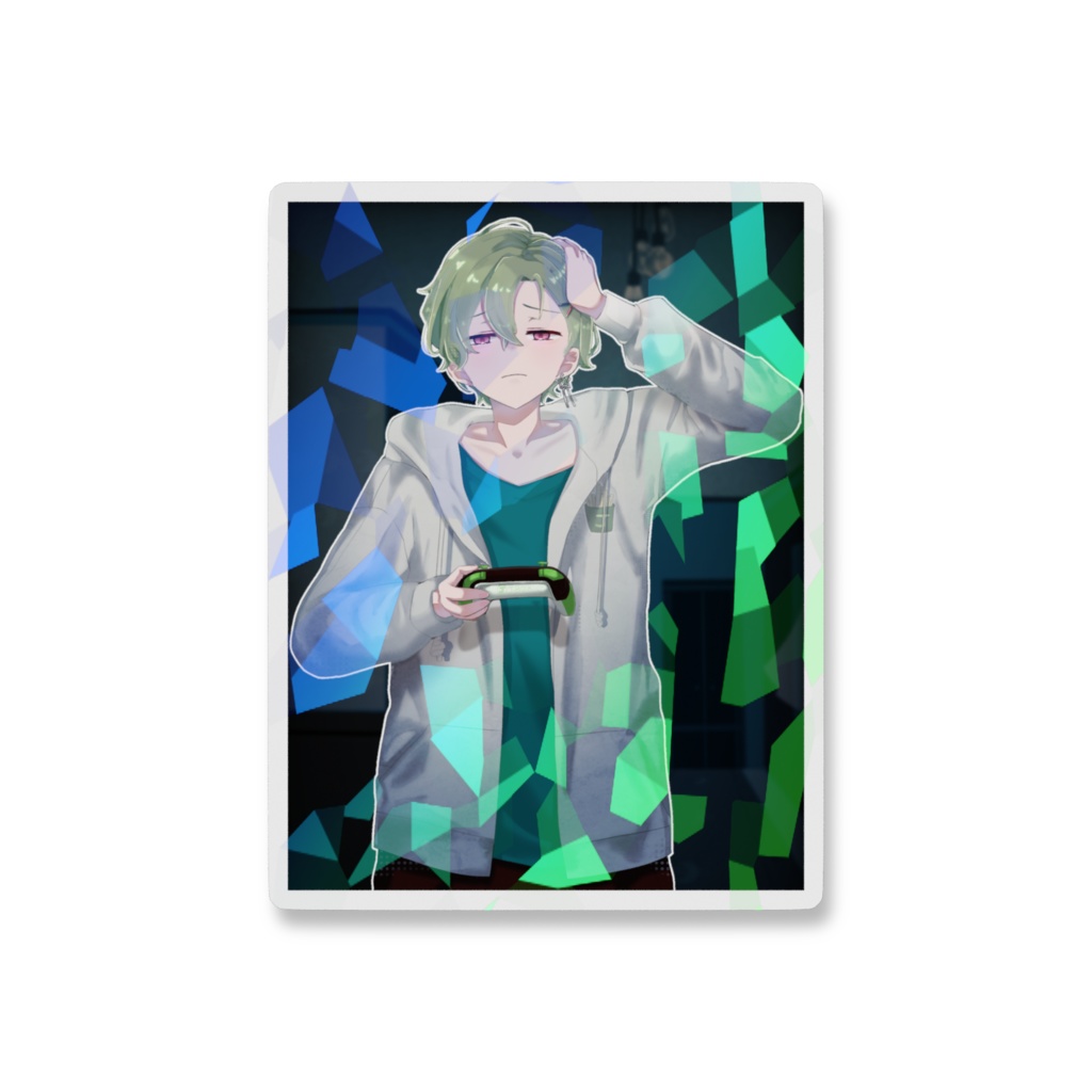 寝起き10分後に配信ホロステッカー