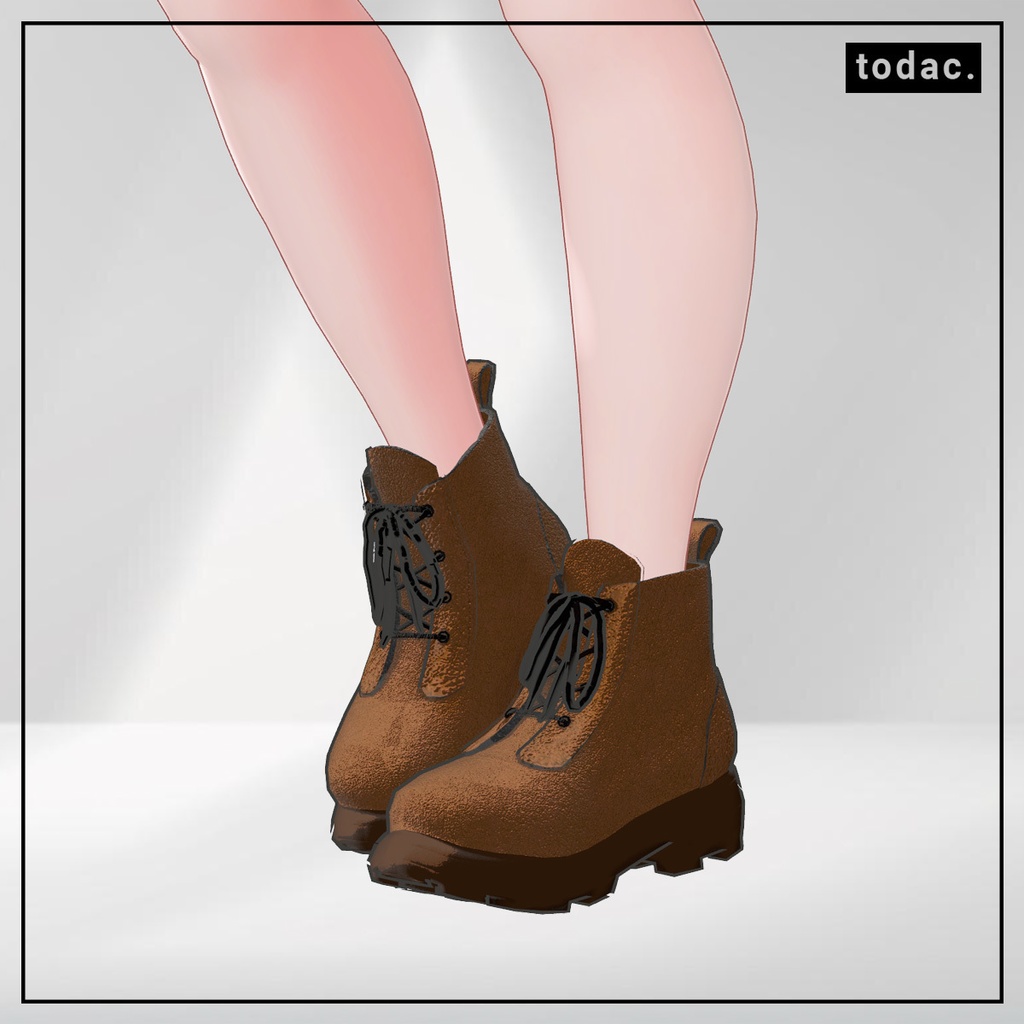 Classic Leather Boots 3colors / クラシックレザーブーツ 3つの色【VRChat】
