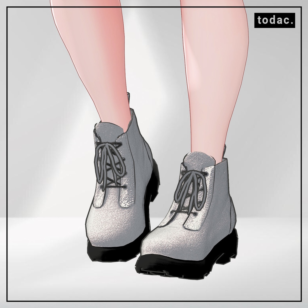 Classic Leather Boots 3colors / クラシックレザーブーツ 3つの色【VRChat】