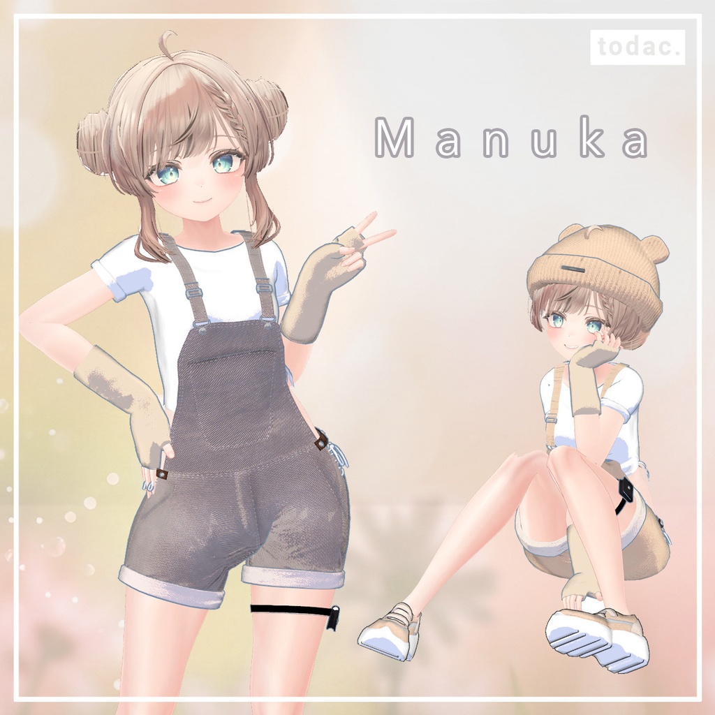 Sporty Overalls / スポーティ_オーバーオール 12 Colors【衣装】