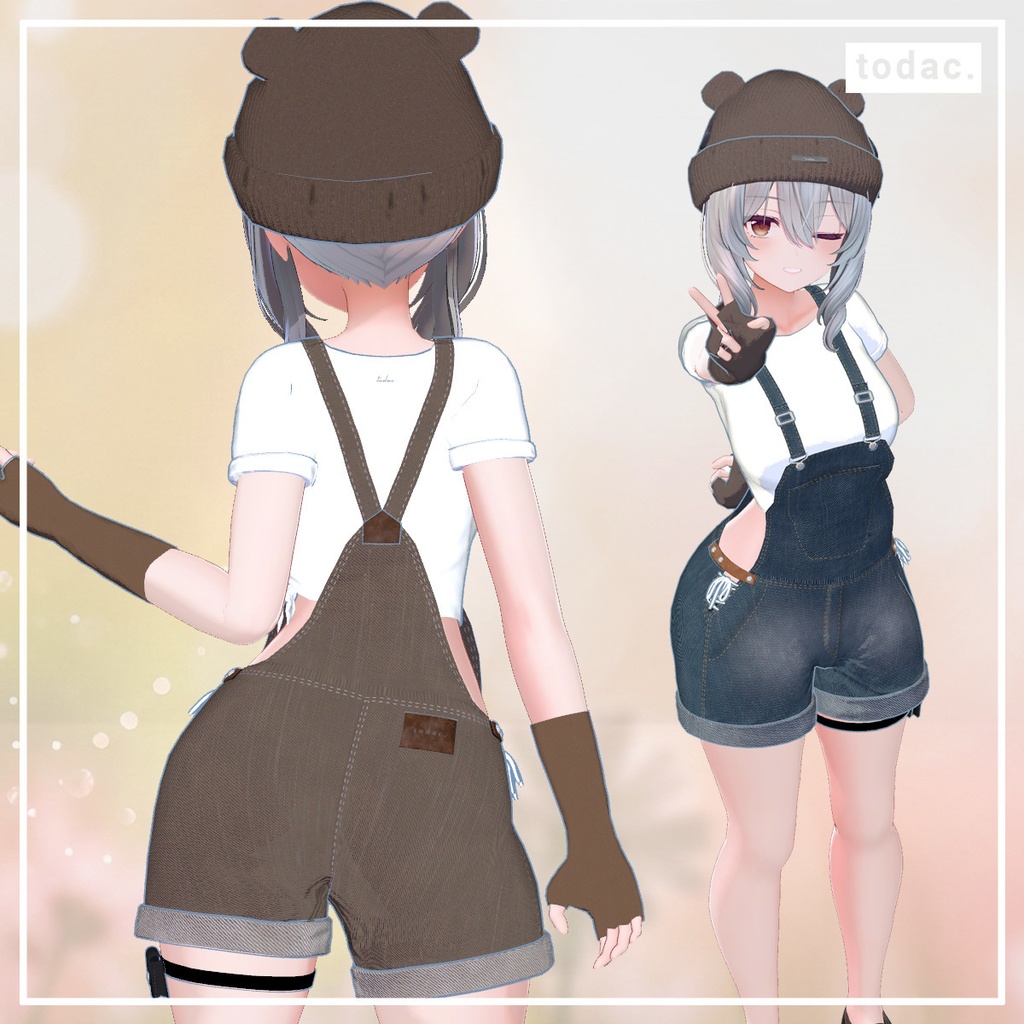 Sporty Overalls / スポーティ_オーバーオール 12 Colors【衣装】