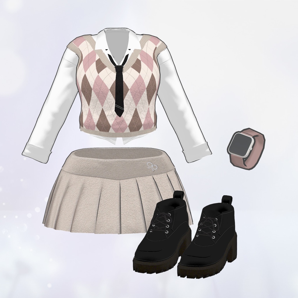 School look style / スクールルック【3D衣装】