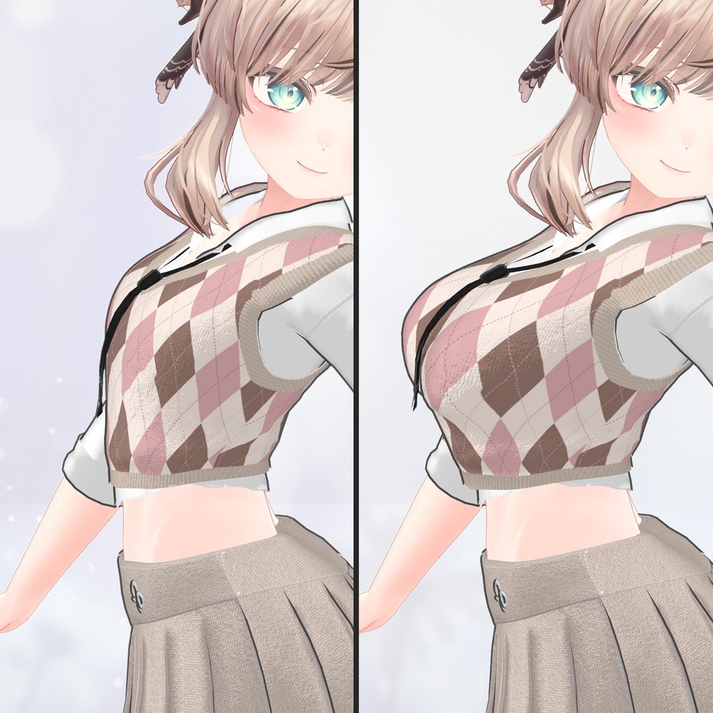 School look style / スクールルック【3D衣装】