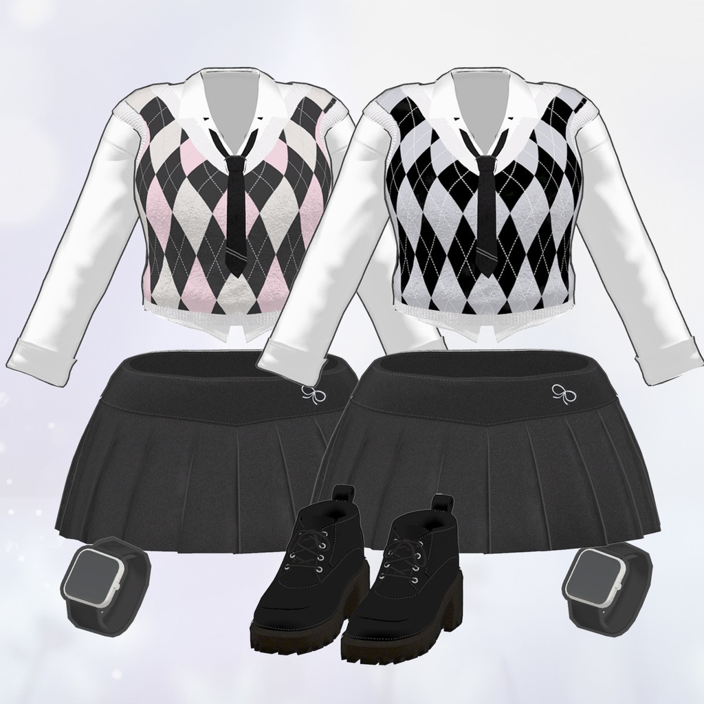 School look style / スクールルック【3D衣装】