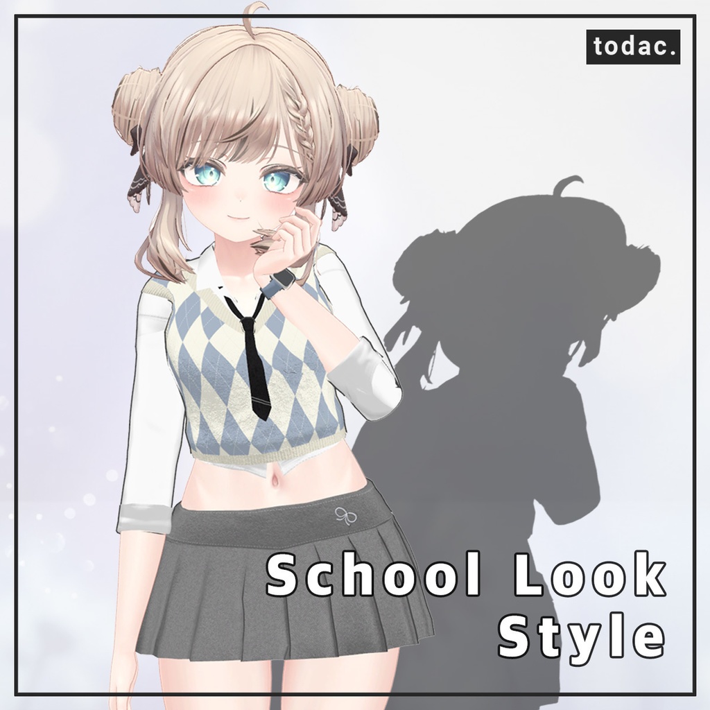 School look style / スクールルック【3D衣装】