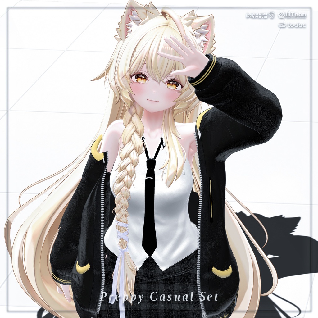 🔴On Sale_Preppy Casual / プレッピーカジュアルセット 【5アバター対応】