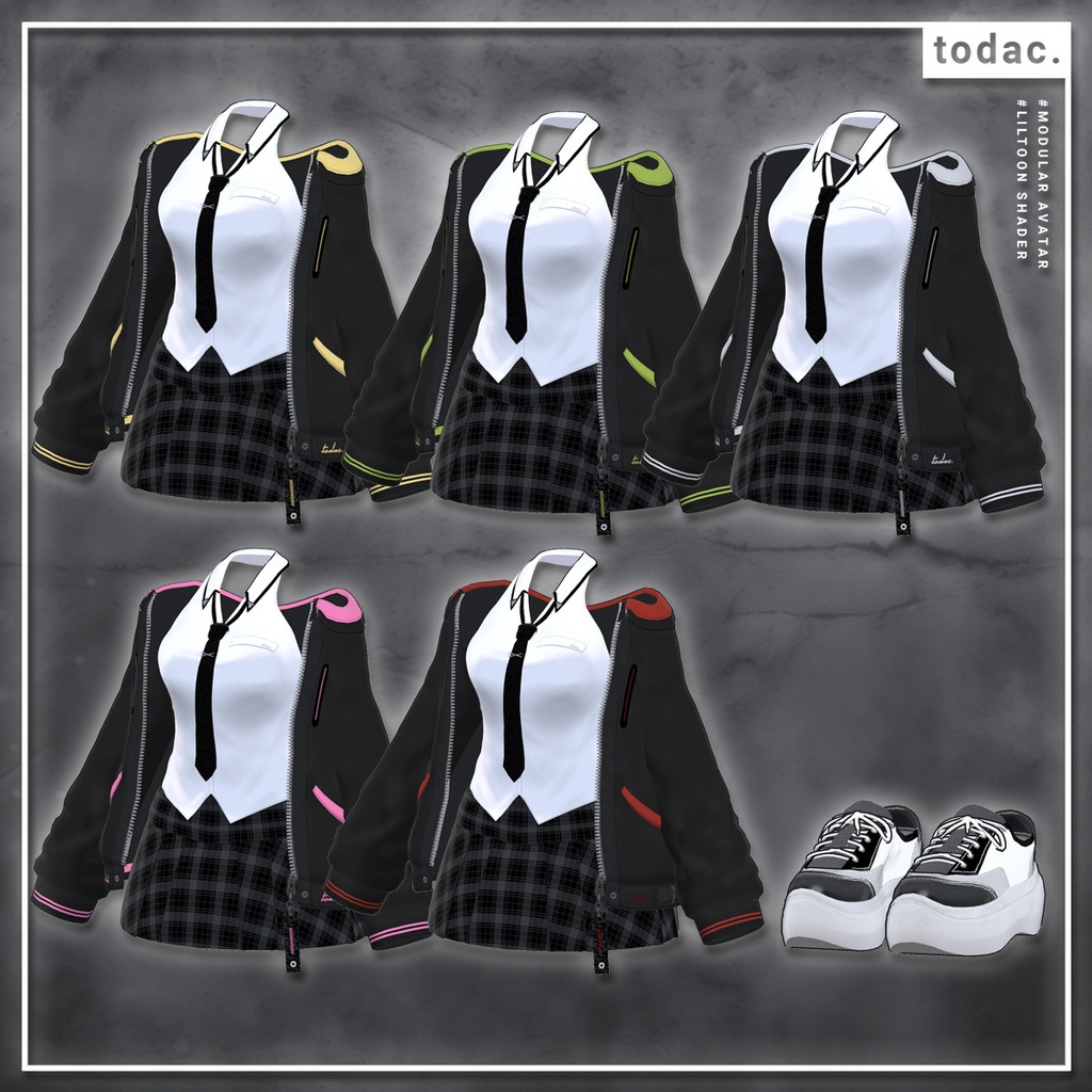 💥セール中💥【4アバター対応】Preppy Casual / プレッピーカジュアルセット