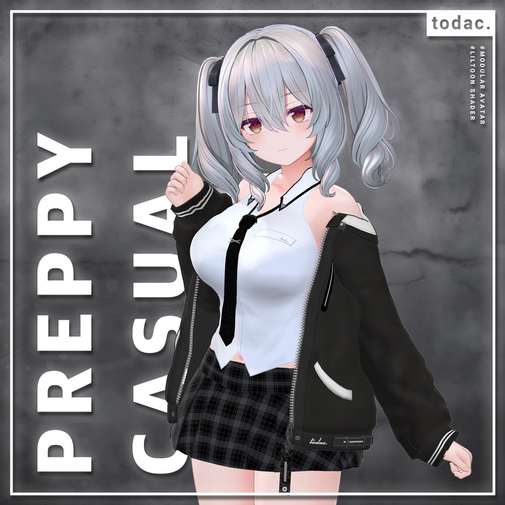 💥セール中💥【4アバター対応】Preppy Casual / プレッピーカジュアルセット 