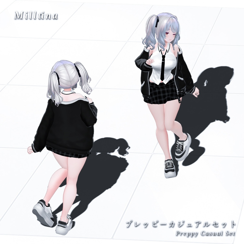 🔴On Sale_Preppy Casual / プレッピーカジュアルセット 【5アバター対応】