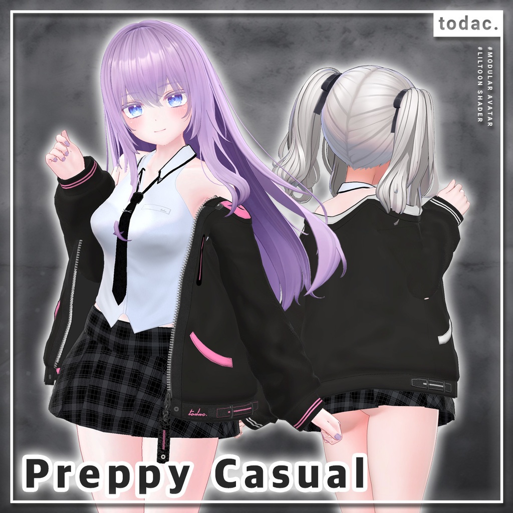 Preppy Casual Set [4 Avatars] / プレッピーカジュアルセット 