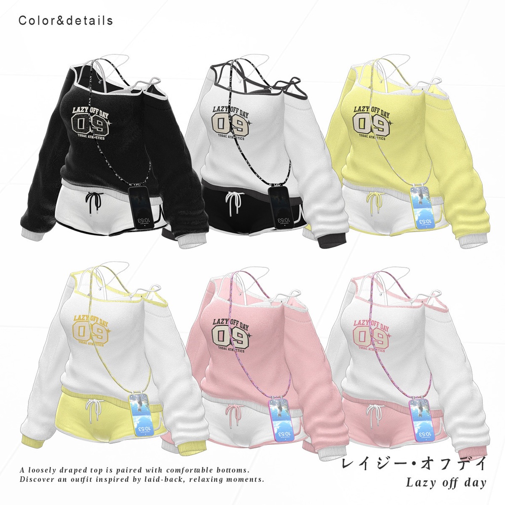 🔴On Sale 40%Off_ Lazy off day【10アバター対応】