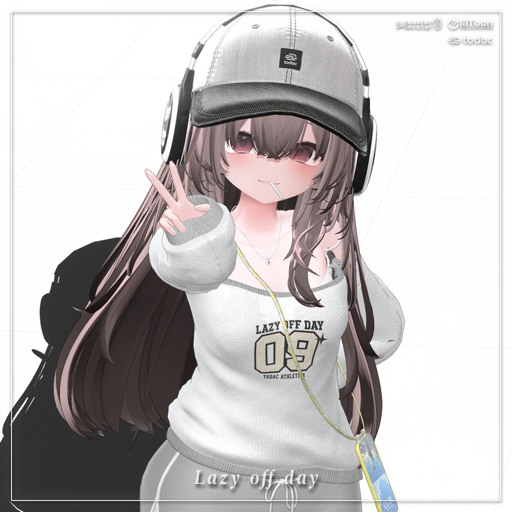 🔴On Sale 20%Off_ Lazy off day【10アバター対応】