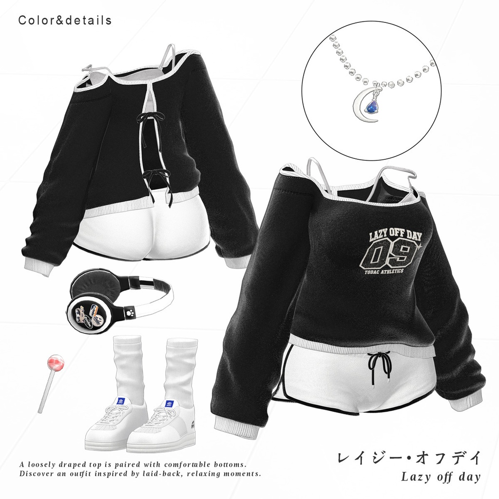 🔴On Sale 40%Off_ Lazy off day【10アバター対応】