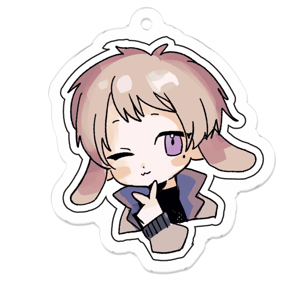 【アクキー】顎ピース✌うめちゃデフォルメバージョン