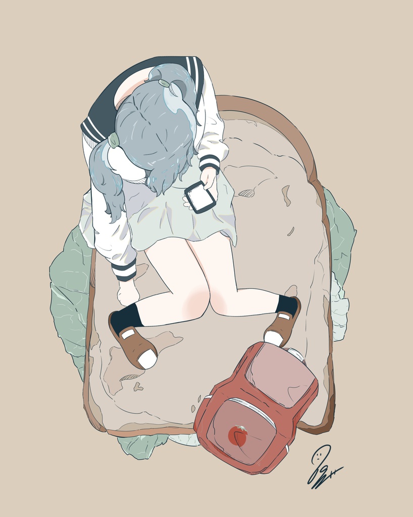 『サンドイッチと少女』