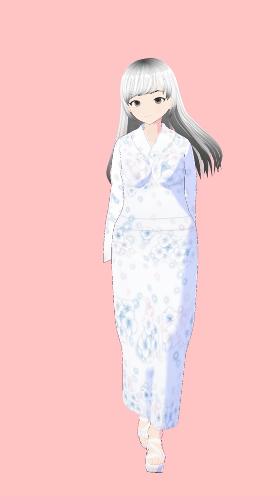 Vroid Studio | Female Kimono M00 | 1 Colors Textures