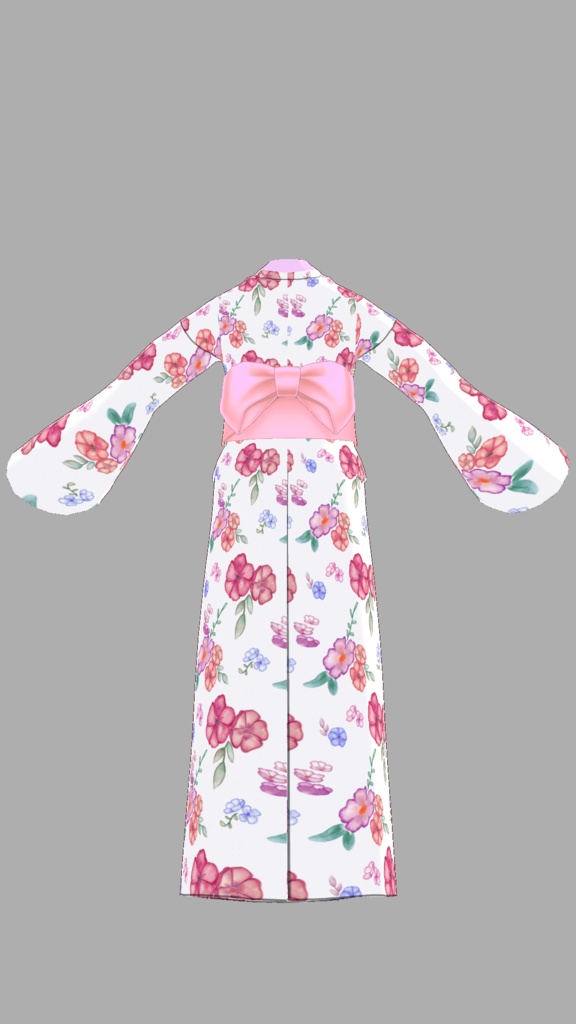 Kimono F 025 | Vroid Studio Preset & Textures | 着物