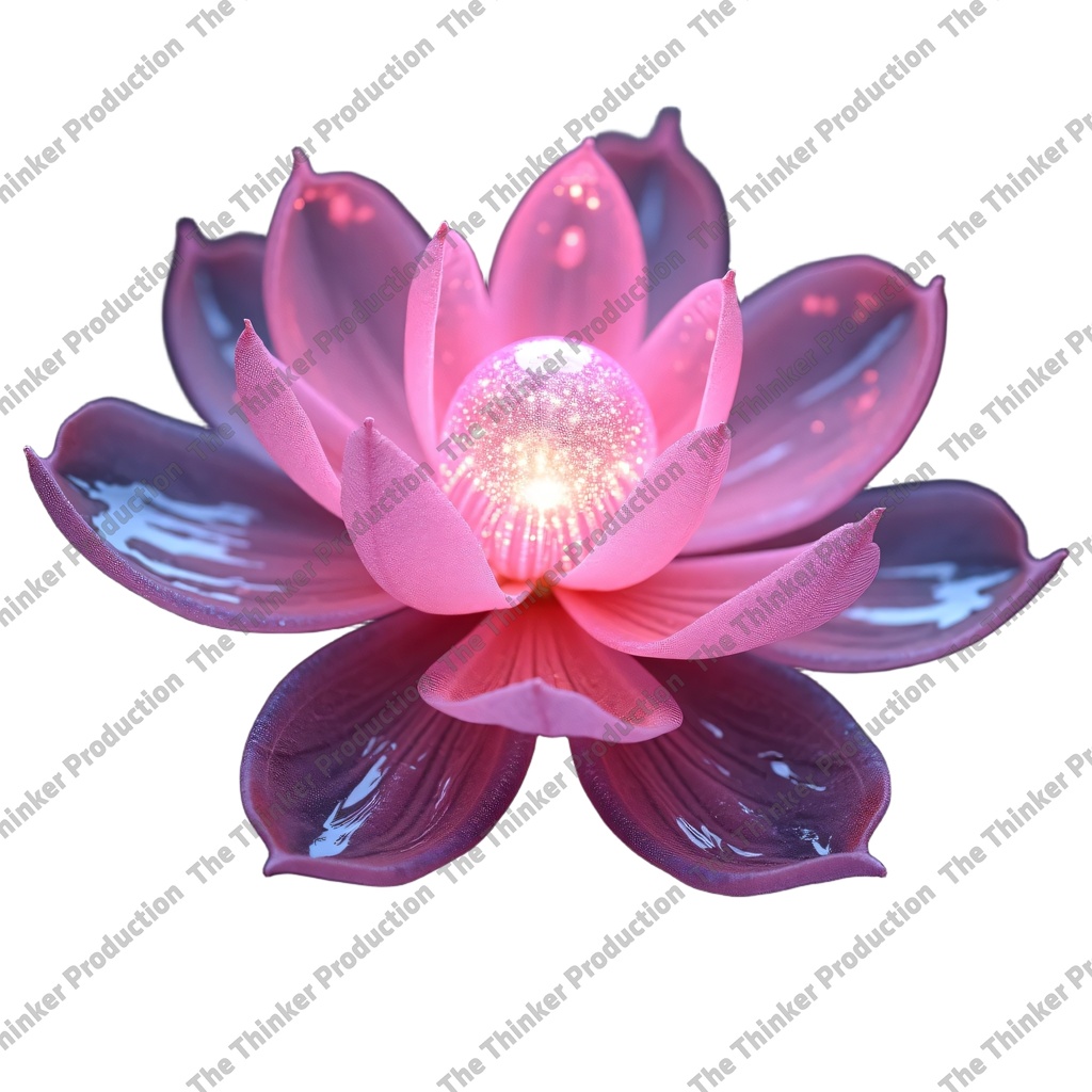Glass Flower TTP004 | 4 Ilustrações Abstratas de Flores | Download Digital | Estampas de Flores | PNG de Alta Qualidade | Foral Illustration