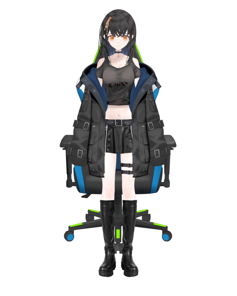 【限定1点】ゲーマー少女 VTuberモデル live2d