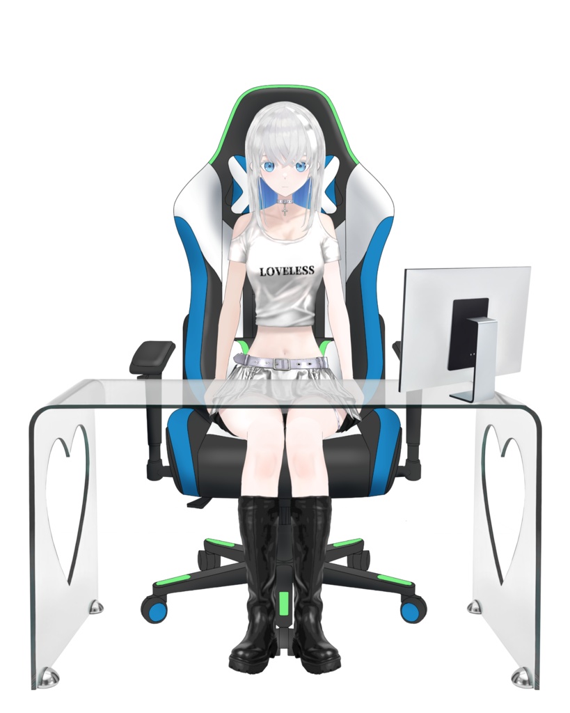 【限定1点】ゲーマー少女 VTuberモデル live2d
