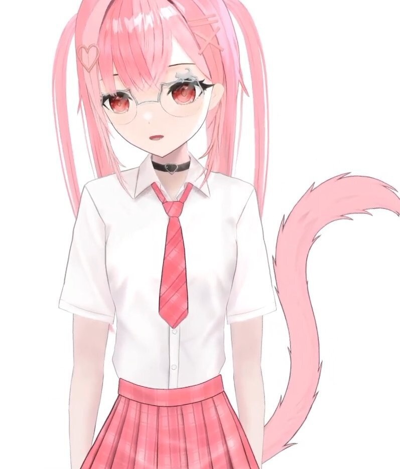 限定1点ピンク髪制服モデル