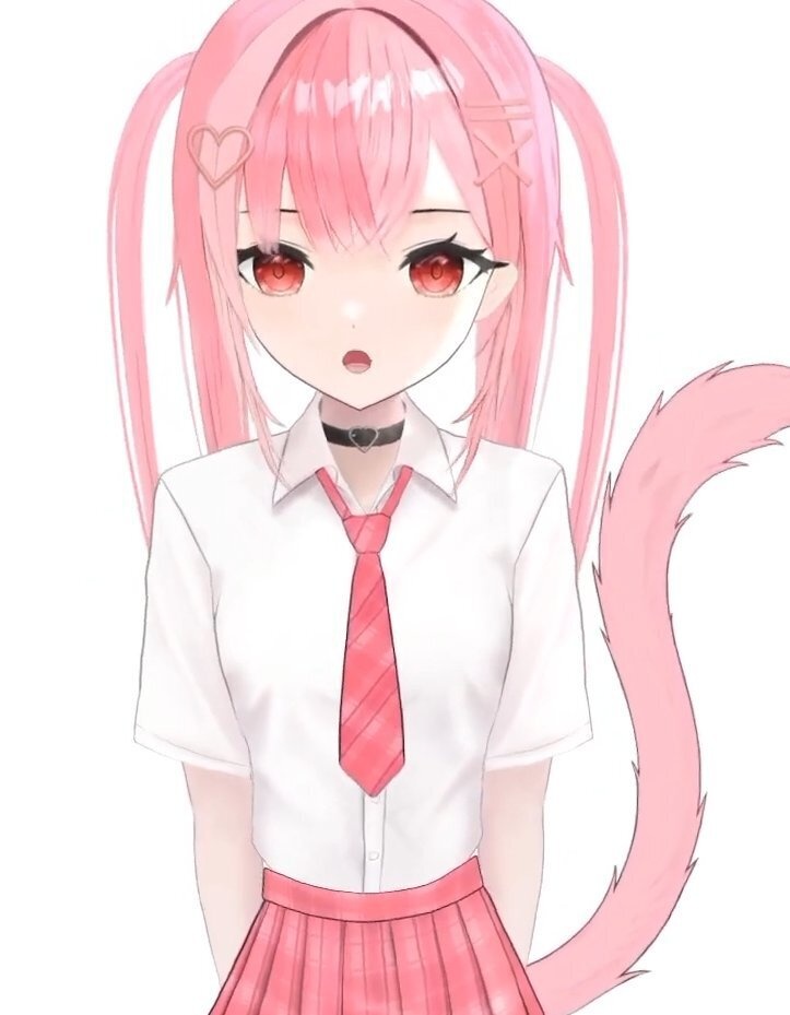 限定1点ピンク髪制服モデル