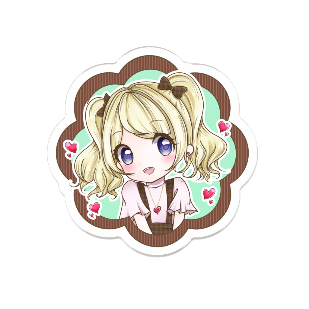 ちゃのんファクトリー　オリジナルアクリルバッジ