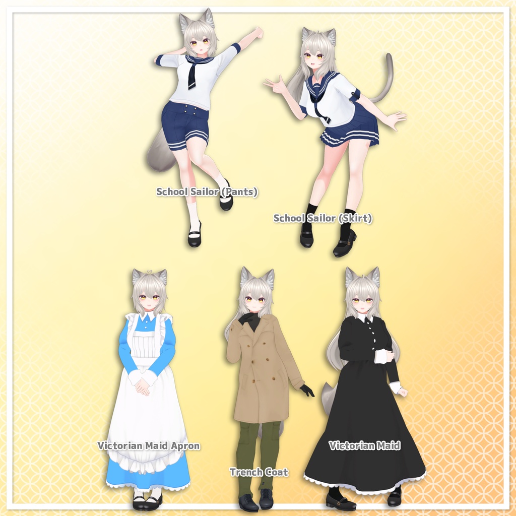 桜狐VRoidコスチューム