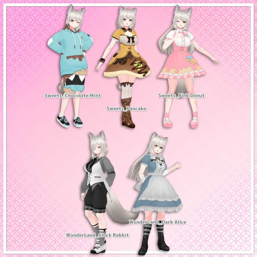 桜狐VRoidコスチューム