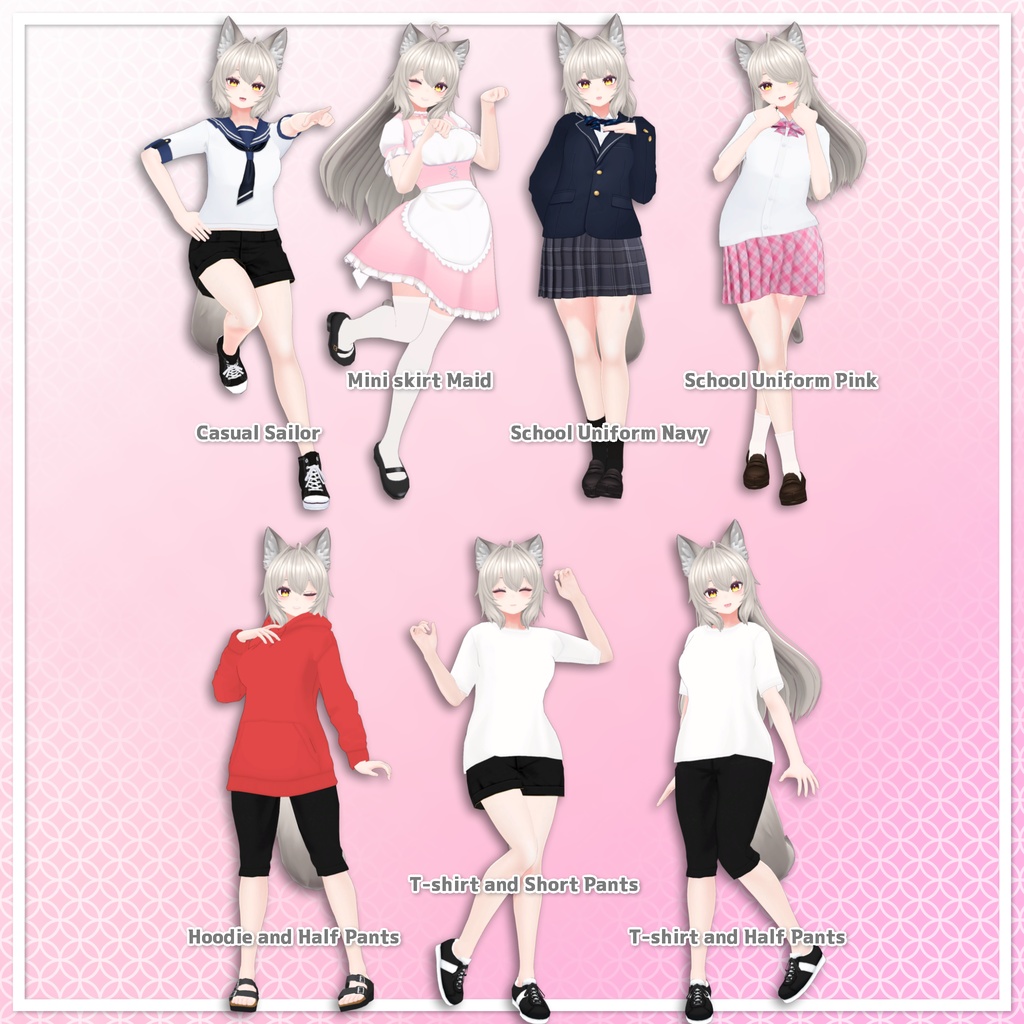 桜狐VRoidコスチューム