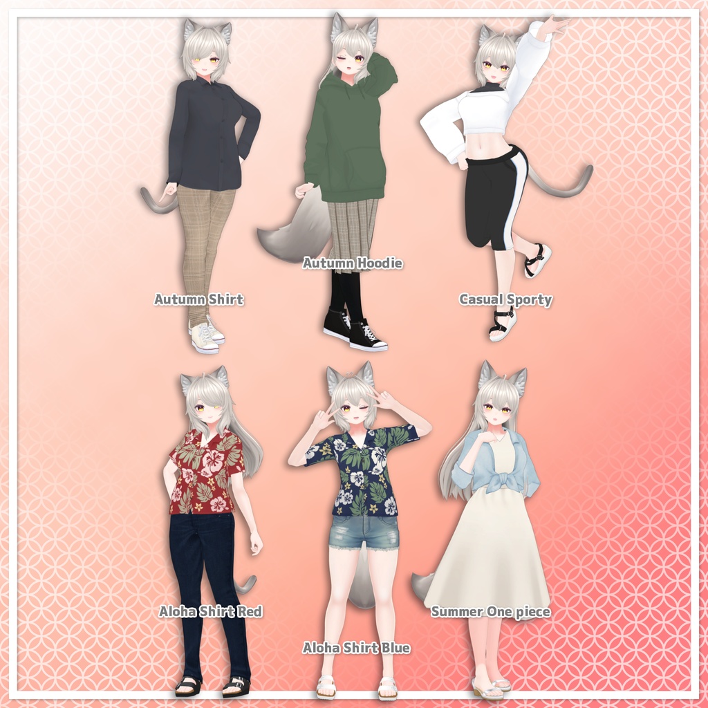 桜狐VRoidコスチューム