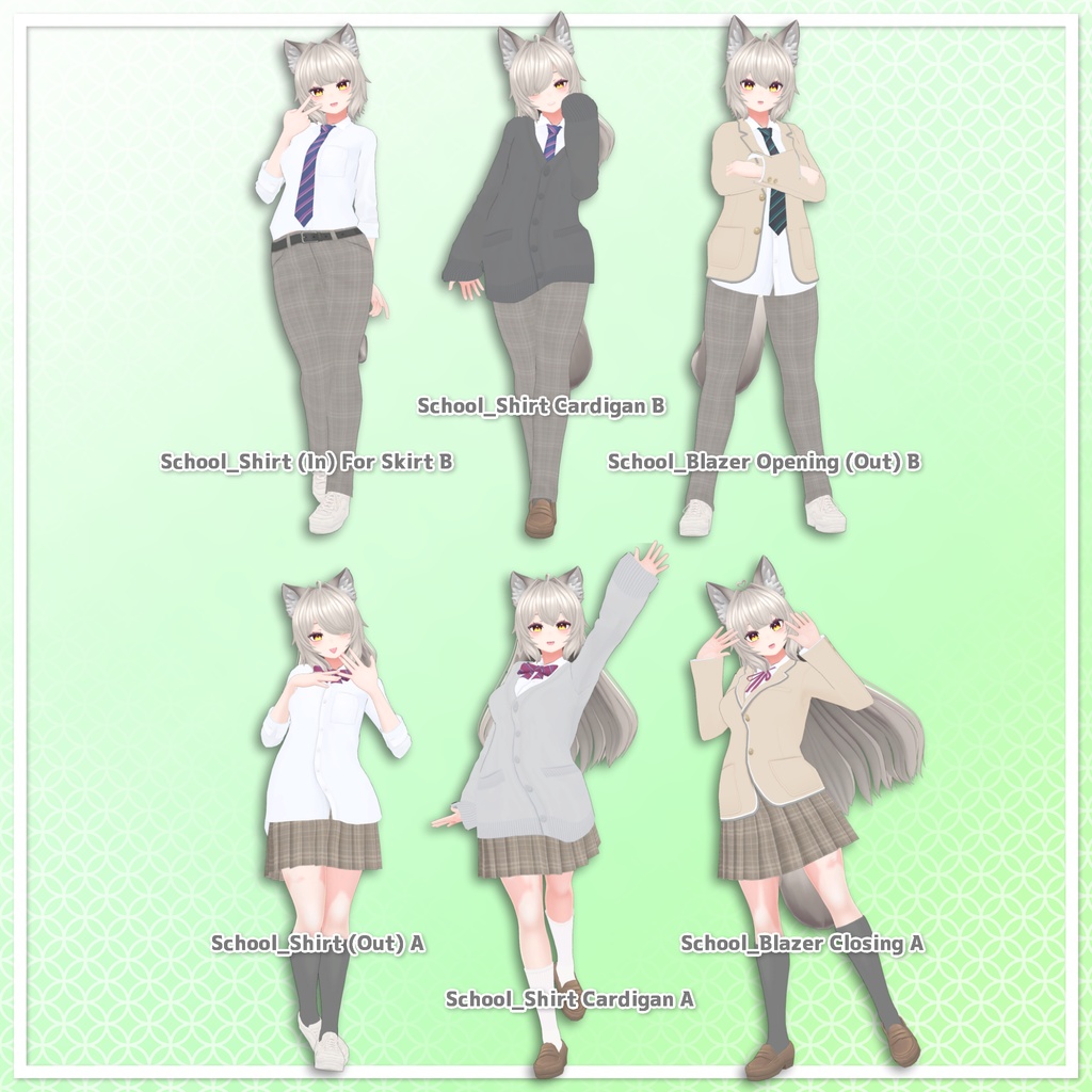 桜狐VRoidコスチューム