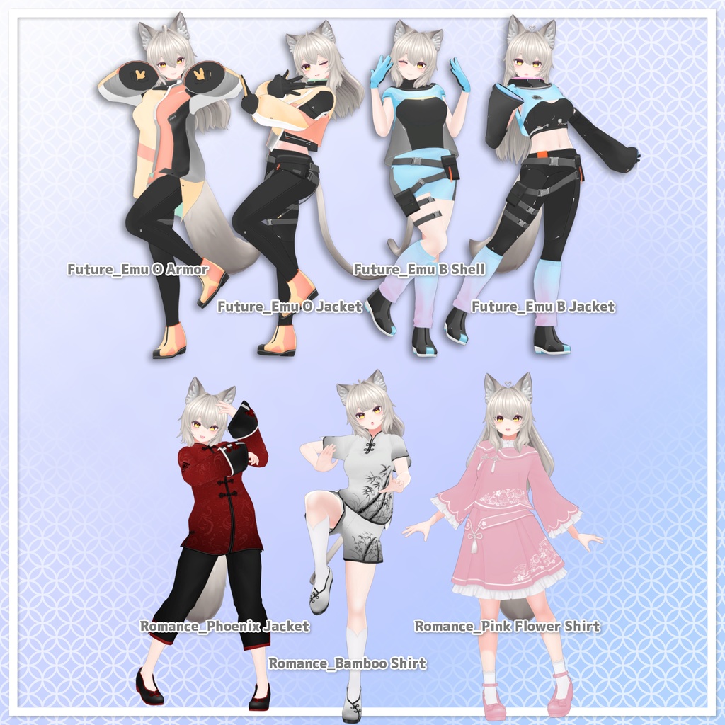 桜狐VRoidコスチューム