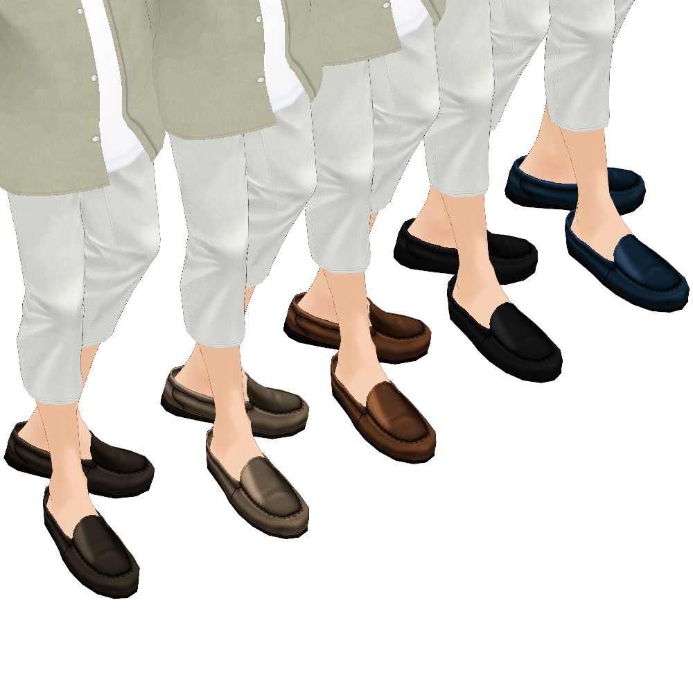 VRoid Studio 正式版 【無料あり】 モカシンシューズ