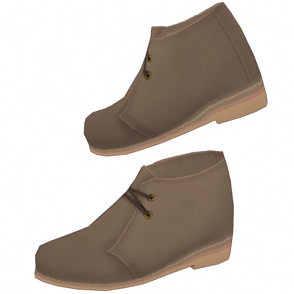 VRoid Studio 正式版 【無料あり】 スエードデザートブーツ